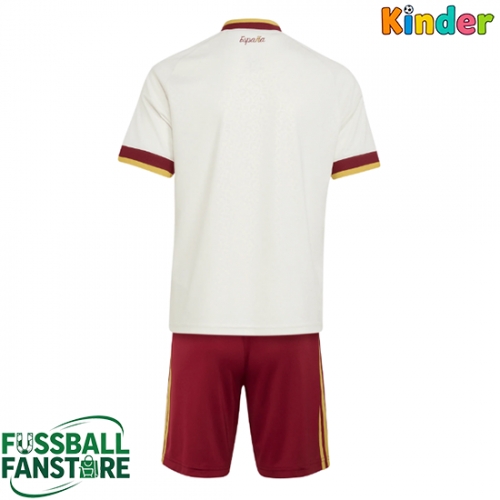 Spanien Replik Auswärtstrikot Kinder WM 2026 Kurzarm (+ Kurze Hosen)